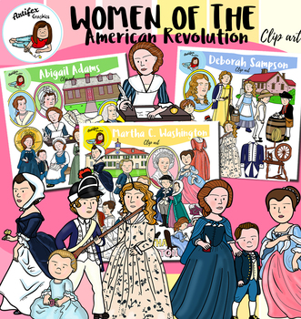 Preview of Women of the American Revolution clipart
