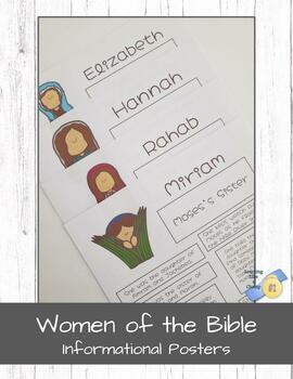 Women of the Bible - Informational Posters - FREE by Learning Like a Champ