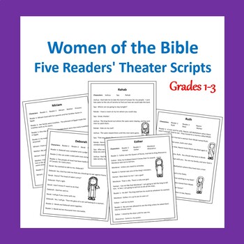 Preview of Women of the Bible: Five Beginning Readers' Theater Scripts for Grades 1-3