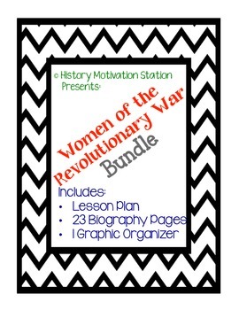 Preview of Women of the Revolutionary War Bundle