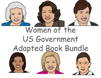 Preview of Women of the US Government Adapted Book Bundle
