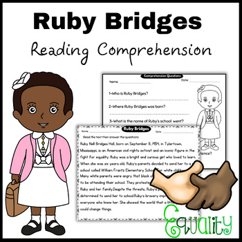 Preview of Women's Black History Month | Ruby Bridges:Civil Rights Leaders Reading Passages
