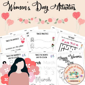 Preview of Women's Day Activities BUNDLE