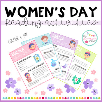 Preview of Women's Day - Reading activities
