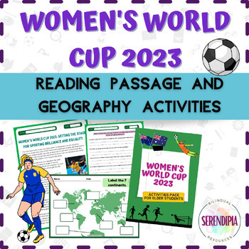 Preview of Women's Football World Cup 2023 || READING PASSAGE + GEOGRAPHY | PACK 3 | Soccer