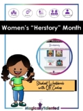 Women's "Herstory" Month Elementary Workbook with QR Codes