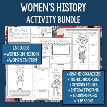Preview of Women in History and Women in STEM Activities Mega Bundle