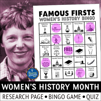 Preview of Women's History Bingo Game