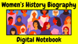 Women's History Biography - Digital Research Notebook (Goo