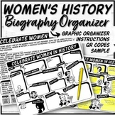 Women's History Biography Graphic Organizer