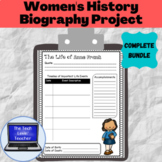 Women's History Biography Project Bundle