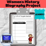 Women's History Biography Project-Leaders