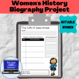 Women's History Biography Project-Notable Women