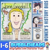 Women's History Biography Research Bubbleheads Using Chara