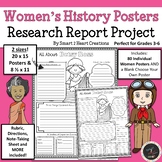 Women's History Month Biography Research Posters - Researc