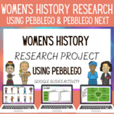 Women's History Biography Research with PebbleGo Google Sl