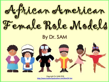 Preview of Women's History / Black History: African American Female Role Models - Book