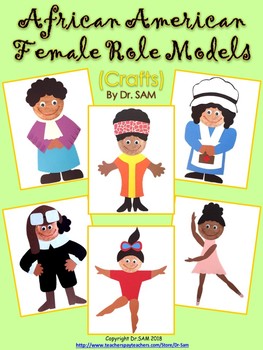 Preview of Women's History / Black History: African American Female Role Models - Crafts