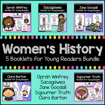 Preview of Women's History Booklets for Emergent Readers