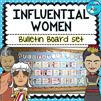 Preview of Women's History Month Bulletin Board Set - Famous Women - MARCH B.B.