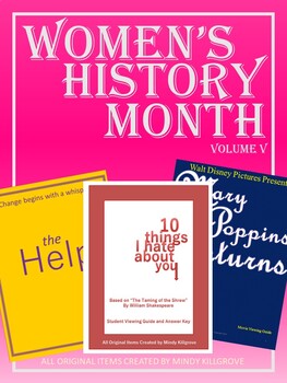 Preview of Women's History Bundle: Volume Five