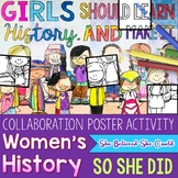 Women's History Month Collaboration Collaborative Coloring