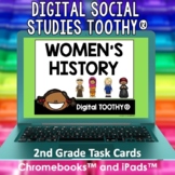 Women's History Digital Social Studies Toothy® Task Cards 