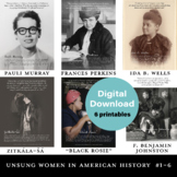 Women's History Educational Posters (Set of 6)