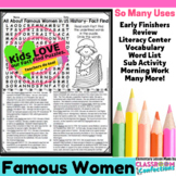 Women's History Month: Reading: Word Search