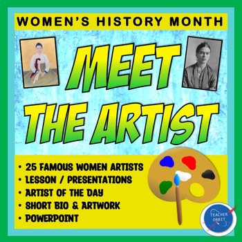Preview of Women's History Famous Artists PowerPoint Presentation | Art Bell Ringer