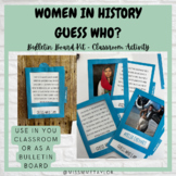 Women's History - Interactive Guess Who - Bulletin Board/C