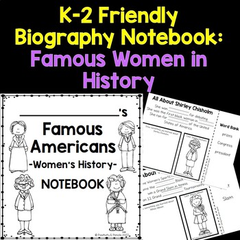 Preview of Women's History Interactive Notebook