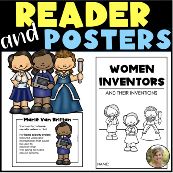 Preview of Women's History Inventors Reader & Posters Kindergarten & First Social Studies
