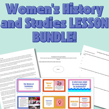 Preview of Women's History Lesson Bundle | High School