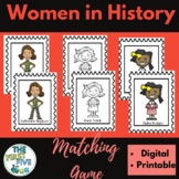 Women's History Matching Game Who am I Cards Activity