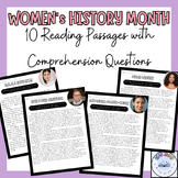 Women's History Month - 10 Reading Passages with Reading C