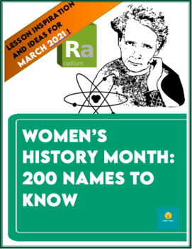 Preview of Women's History Month: 200 Names to Know!