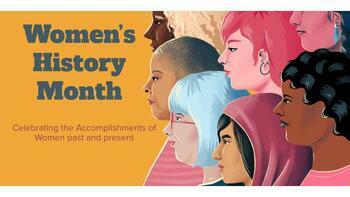 Preview of Women's History Month - 23 Daily Women's History Focus Slides