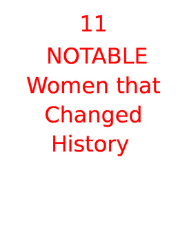 Preview of Women's History Month