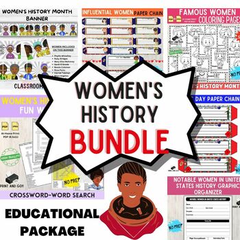 Preview of Women's History Month Activities BUNDLE