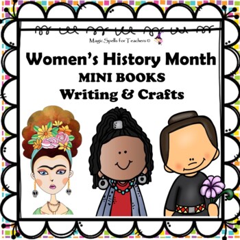 Preview of Women's History Month Activities - Biography Mini Books, Writing, and Crafts
