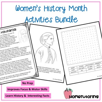 Preview of Women's History Month Activities Bundle