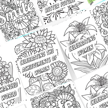 Preview of Women's History Month Activities  Coloring Poster Girl power, Women empowerment