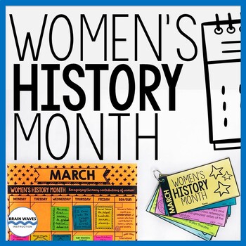 Preview of Women's History Month Activities, Lessons, Calendar, Women's History Biographies