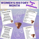 Women's History Month Activities || Poems And Questionnaire!!