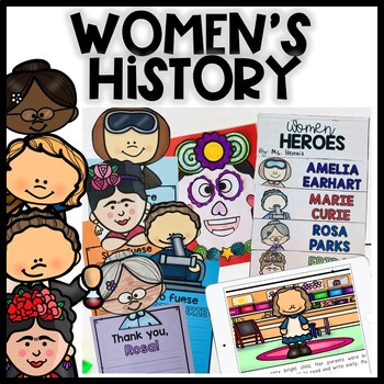 Preview of Women's History Month Activities | Rosa Parks and Frida Reading Comprehension