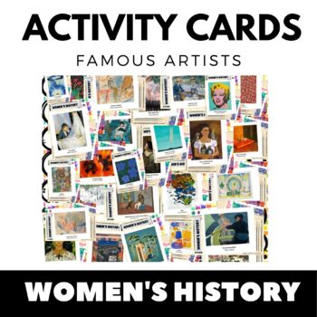 Preview of Women's History Month Activities - Writing and Art Activities - Diversity Set