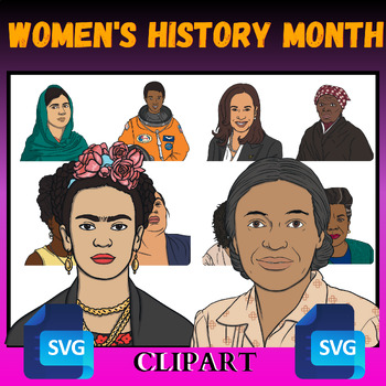 Preview of Women's History Month Activity - Clipart -