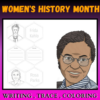 Preview of Women's History Month Activity - Collaborative Biographical "Quilt" Project