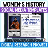 Women's History Month Project - DIGITAL Biography Research